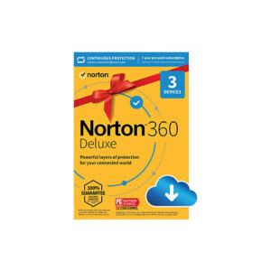 Norton 360 Deluxe – Antivirus software for 3 Devices with Auto Renewal